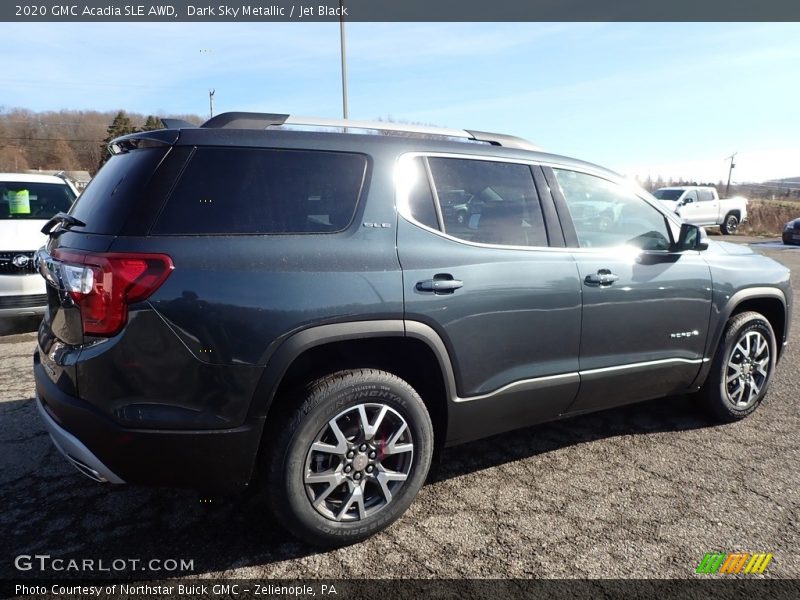 Dark Sky Metallic / Jet Black 2020 GMC Acadia SLE AWD