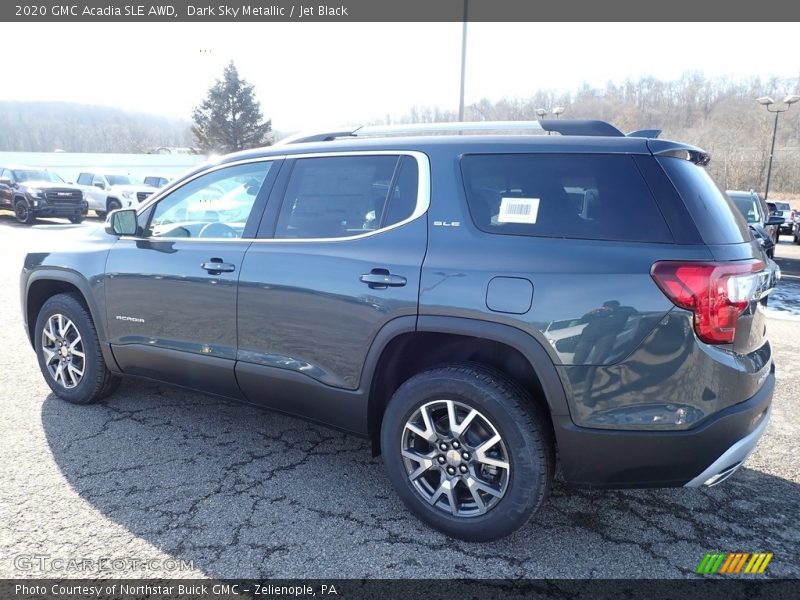 Dark Sky Metallic / Jet Black 2020 GMC Acadia SLE AWD