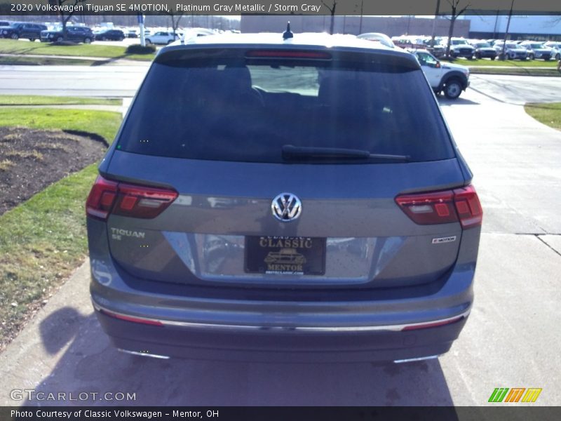 Platinum Gray Metallic / Storm Gray 2020 Volkswagen Tiguan SE 4MOTION
