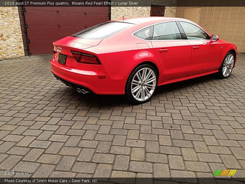 Misano Red Pearl Effect / Lunar Silver 2018 Audi S7 Premium Plus quattro