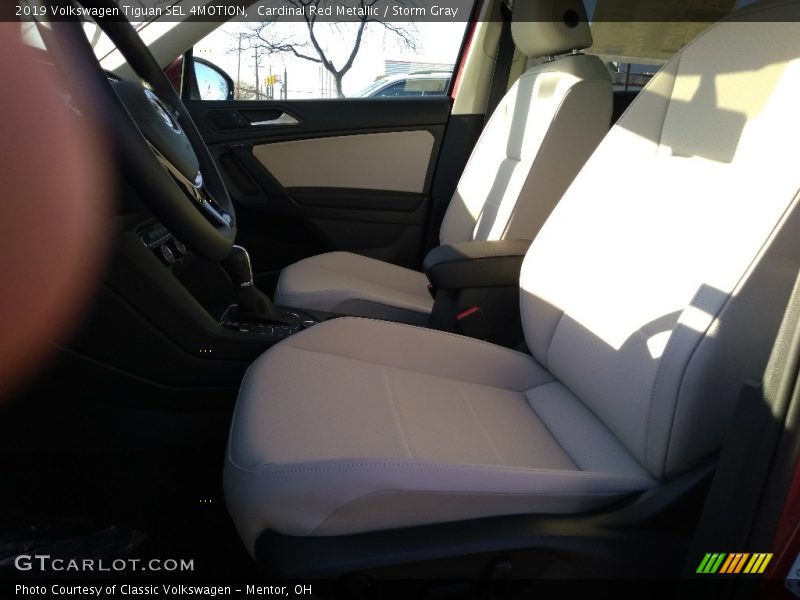 Cardinal Red Metallic / Storm Gray 2019 Volkswagen Tiguan SEL 4MOTION