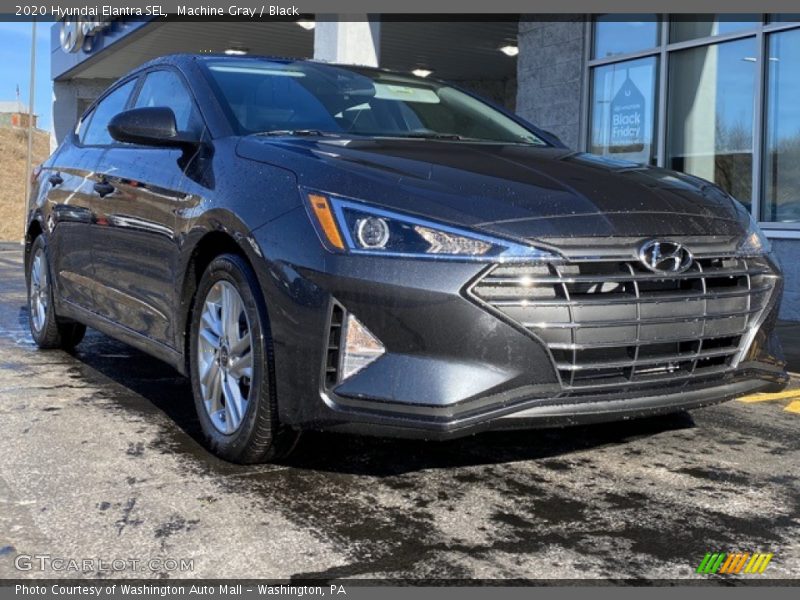 Machine Gray / Black 2020 Hyundai Elantra SEL