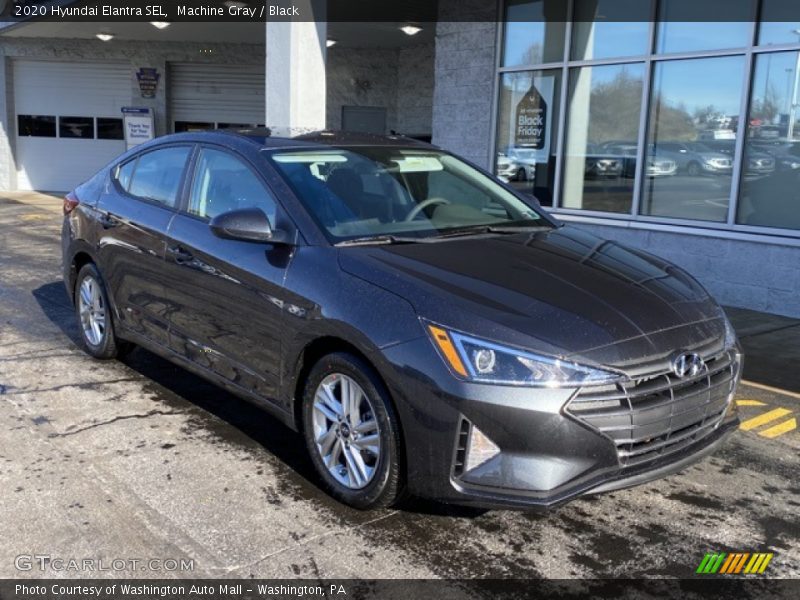 Machine Gray / Black 2020 Hyundai Elantra SEL