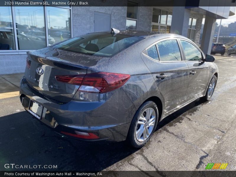 Machine Gray / Black 2020 Hyundai Elantra SEL