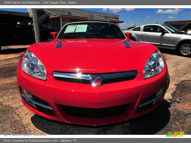 Chili Pepper Red / Black 2008 Saturn Sky Roadster