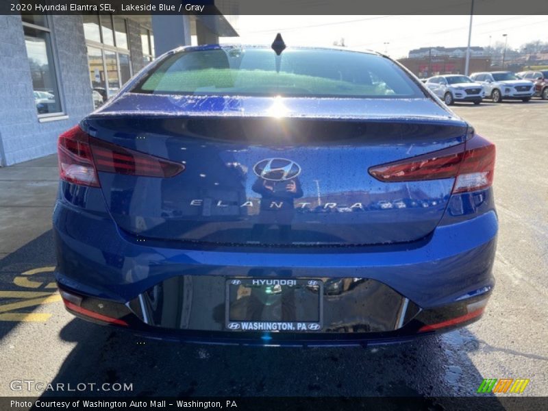 Lakeside Blue / Gray 2020 Hyundai Elantra SEL