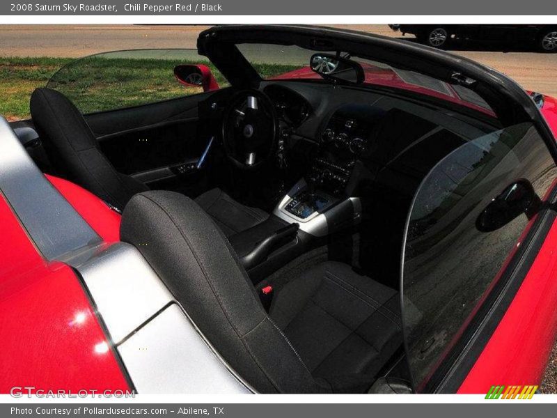 Chili Pepper Red / Black 2008 Saturn Sky Roadster