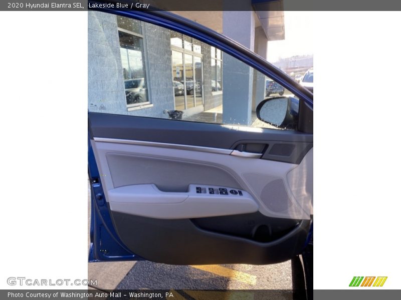 Lakeside Blue / Gray 2020 Hyundai Elantra SEL