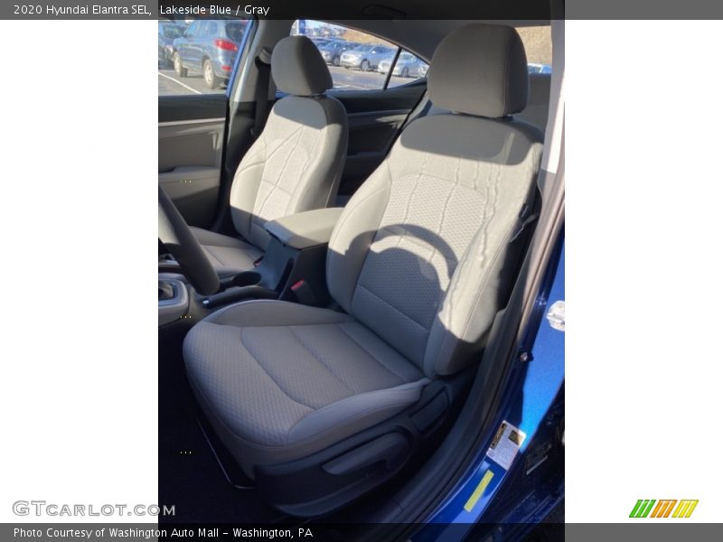 Lakeside Blue / Gray 2020 Hyundai Elantra SEL