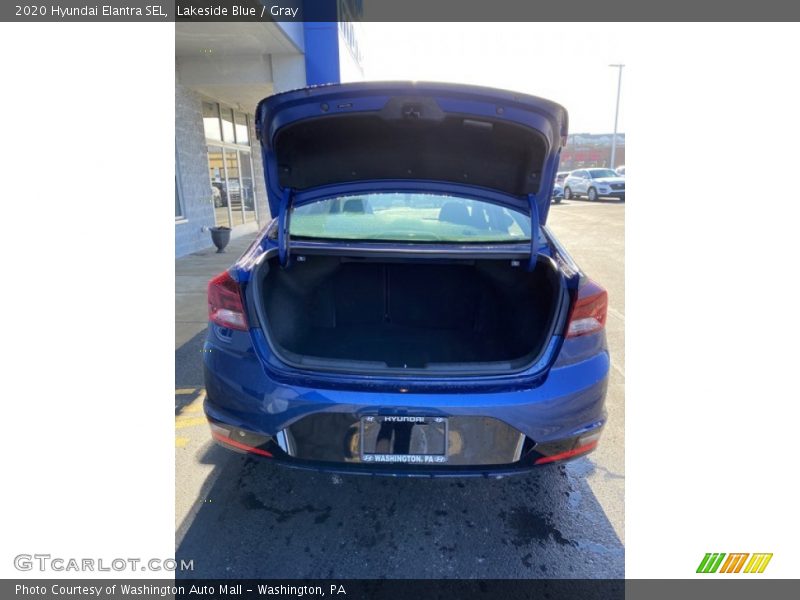 Lakeside Blue / Gray 2020 Hyundai Elantra SEL