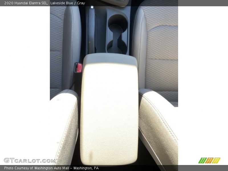 Lakeside Blue / Gray 2020 Hyundai Elantra SEL