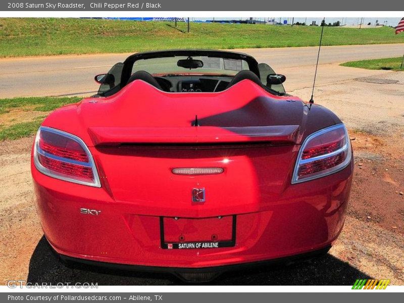 Chili Pepper Red / Black 2008 Saturn Sky Roadster