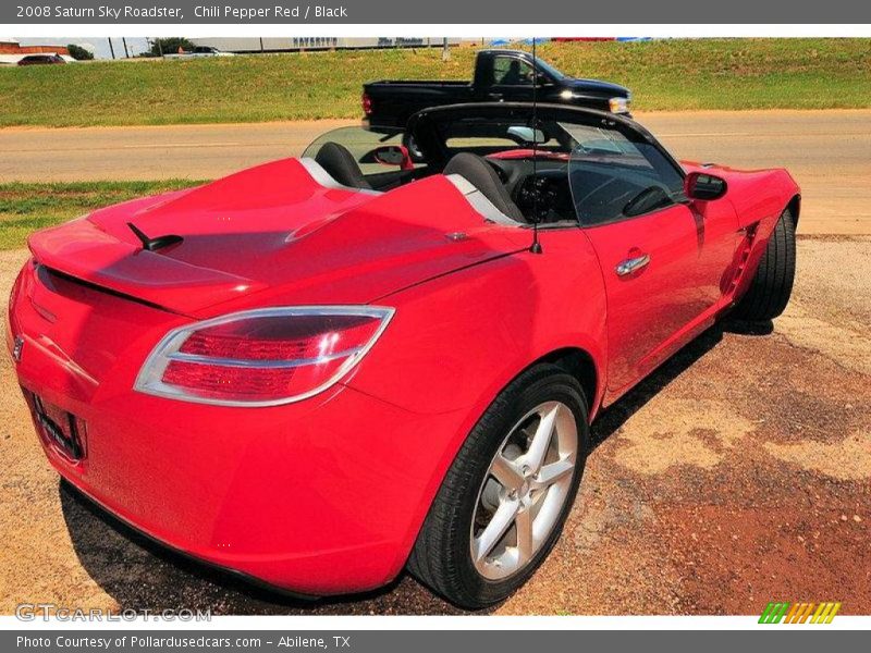 Chili Pepper Red / Black 2008 Saturn Sky Roadster