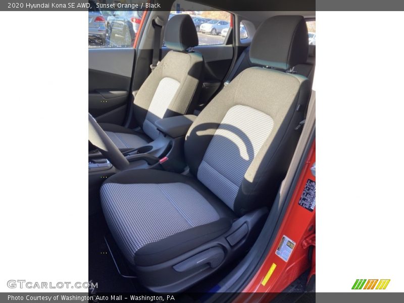 Sunset Orange / Black 2020 Hyundai Kona SE AWD