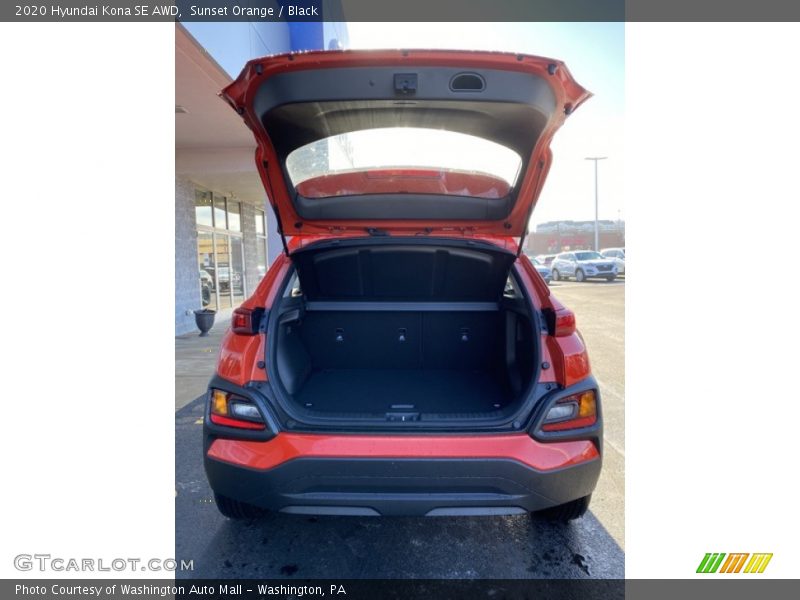 Sunset Orange / Black 2020 Hyundai Kona SE AWD