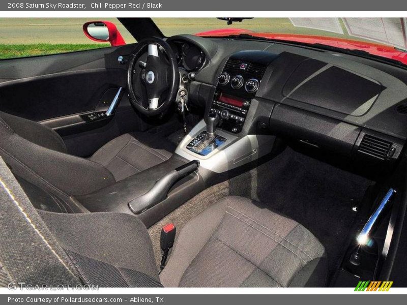 Chili Pepper Red / Black 2008 Saturn Sky Roadster