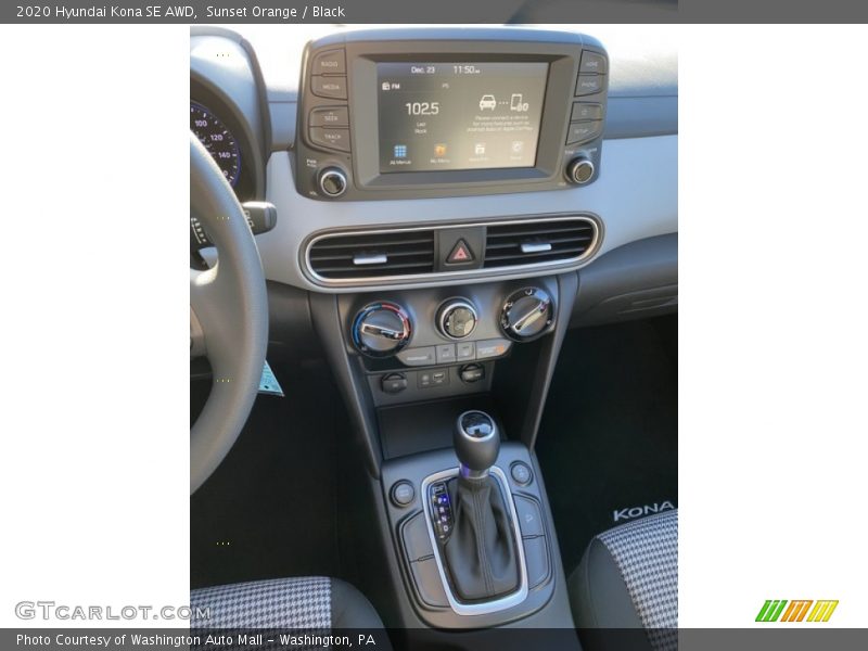 Sunset Orange / Black 2020 Hyundai Kona SE AWD