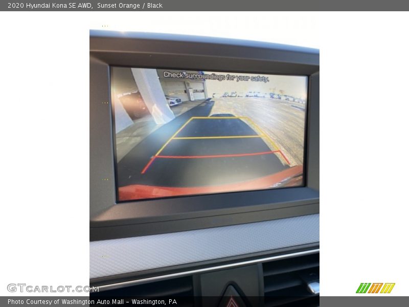 Sunset Orange / Black 2020 Hyundai Kona SE AWD