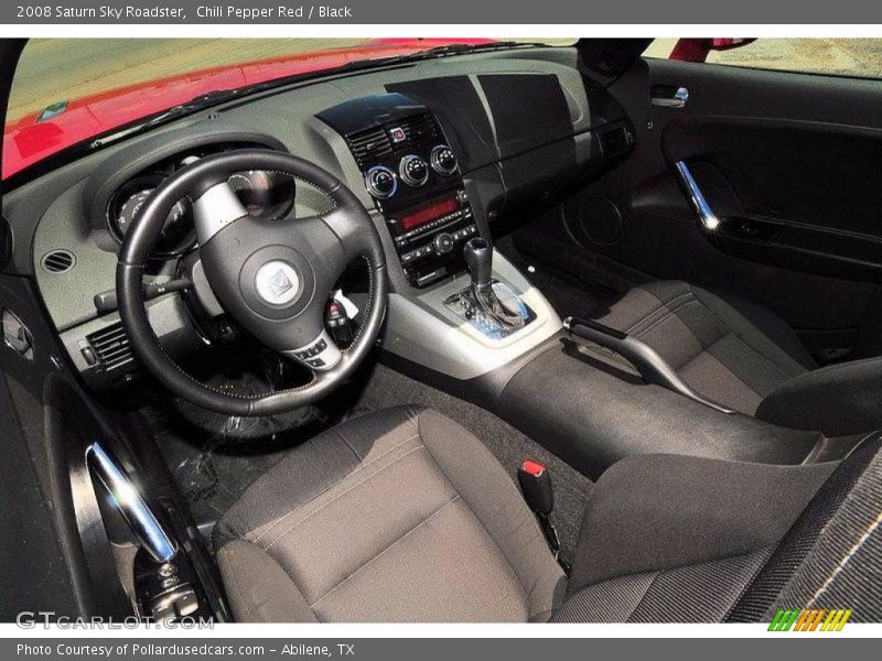 Chili Pepper Red / Black 2008 Saturn Sky Roadster