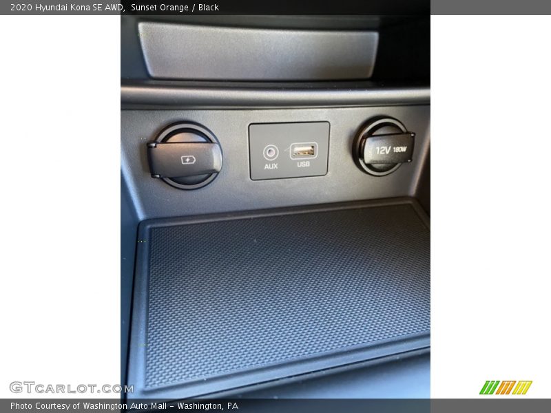 Sunset Orange / Black 2020 Hyundai Kona SE AWD
