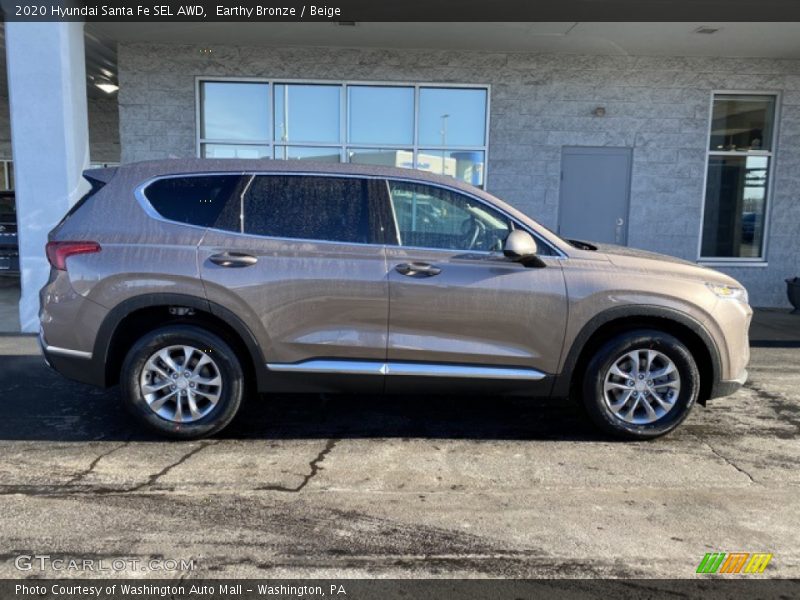 Earthy Bronze / Beige 2020 Hyundai Santa Fe SEL AWD