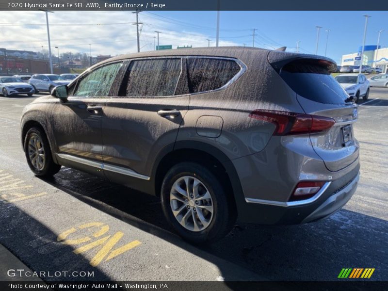 Earthy Bronze / Beige 2020 Hyundai Santa Fe SEL AWD