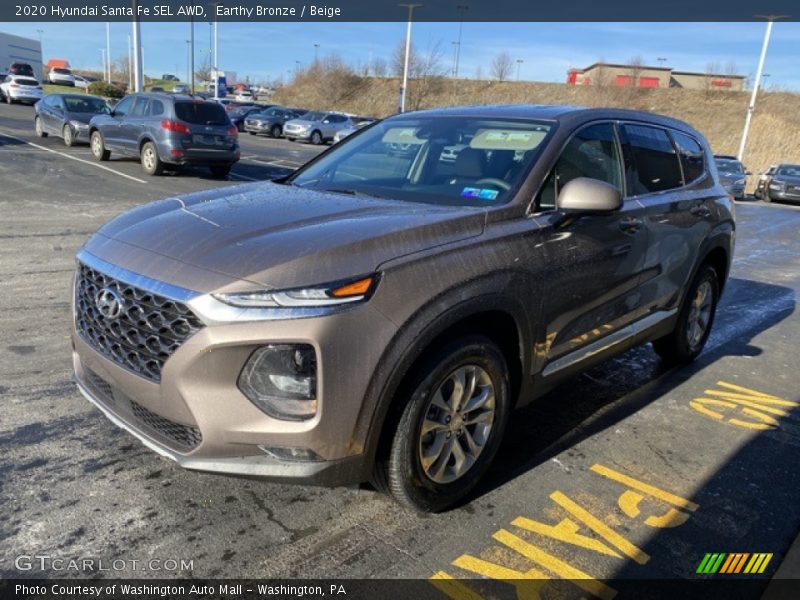 Earthy Bronze / Beige 2020 Hyundai Santa Fe SEL AWD