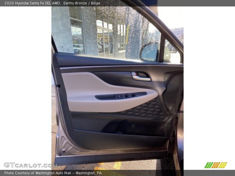 Earthy Bronze / Beige 2020 Hyundai Santa Fe SEL AWD
