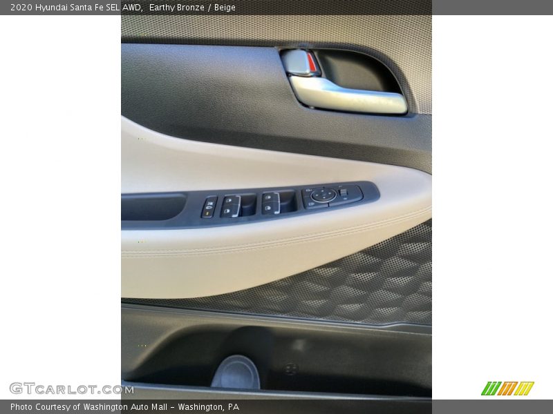 Earthy Bronze / Beige 2020 Hyundai Santa Fe SEL AWD