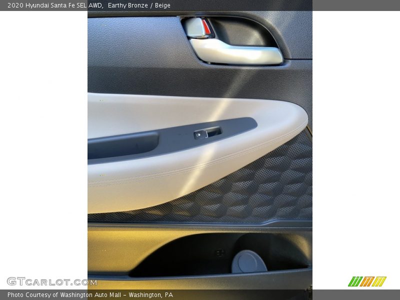 Earthy Bronze / Beige 2020 Hyundai Santa Fe SEL AWD