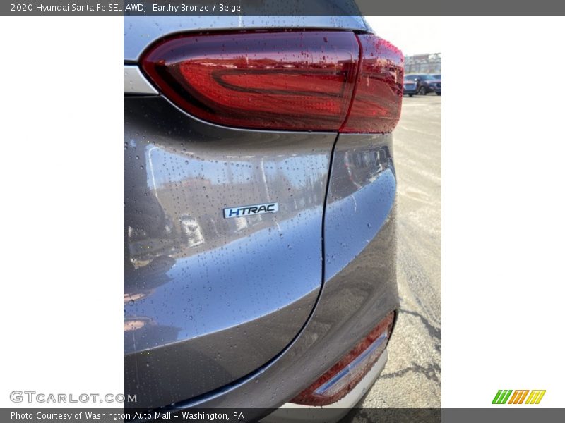 Earthy Bronze / Beige 2020 Hyundai Santa Fe SEL AWD