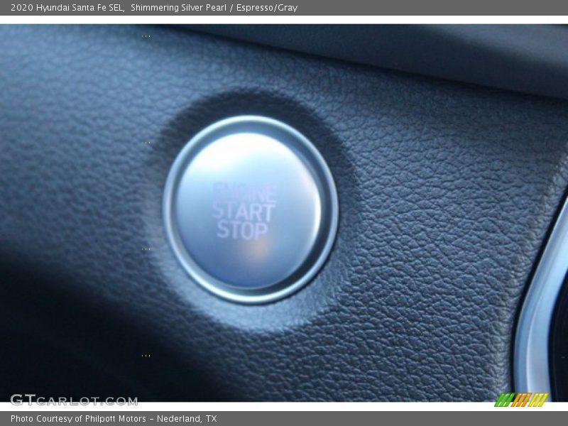 Shimmering Silver Pearl / Espresso/Gray 2020 Hyundai Santa Fe SEL