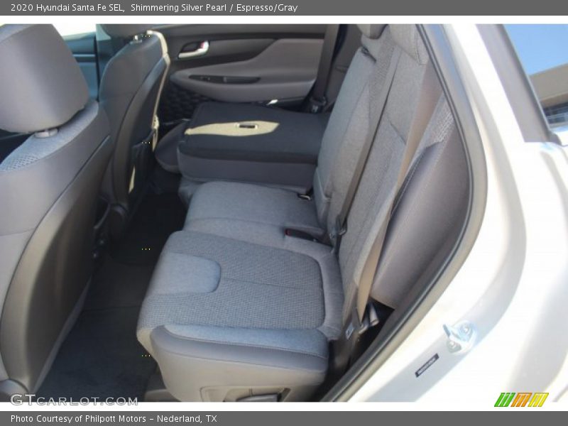 Shimmering Silver Pearl / Espresso/Gray 2020 Hyundai Santa Fe SEL