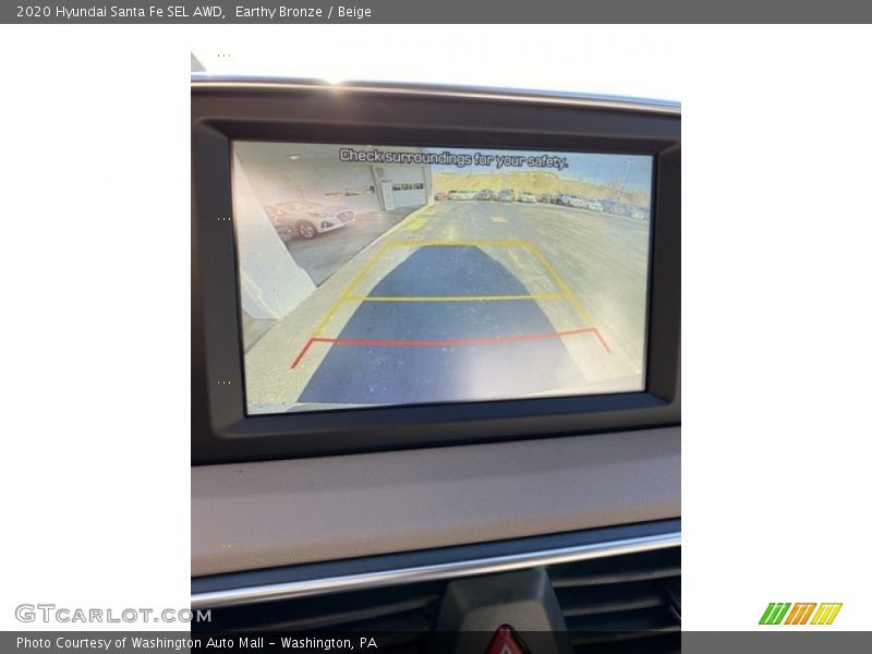 Earthy Bronze / Beige 2020 Hyundai Santa Fe SEL AWD