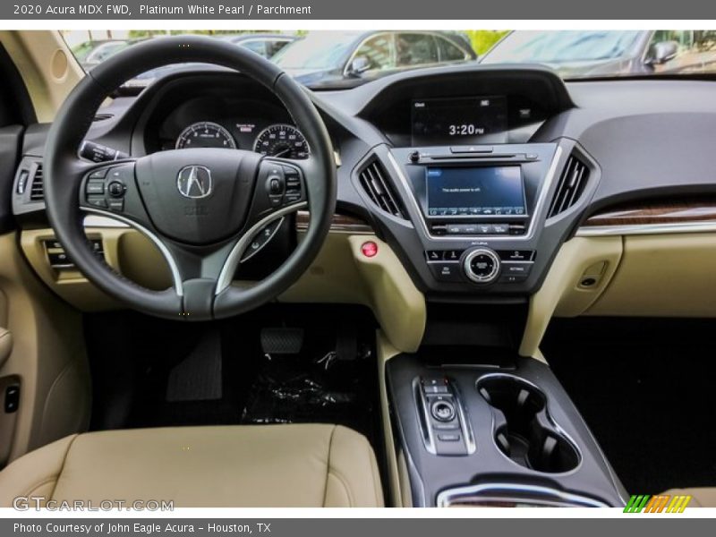 Dashboard of 2020 MDX FWD