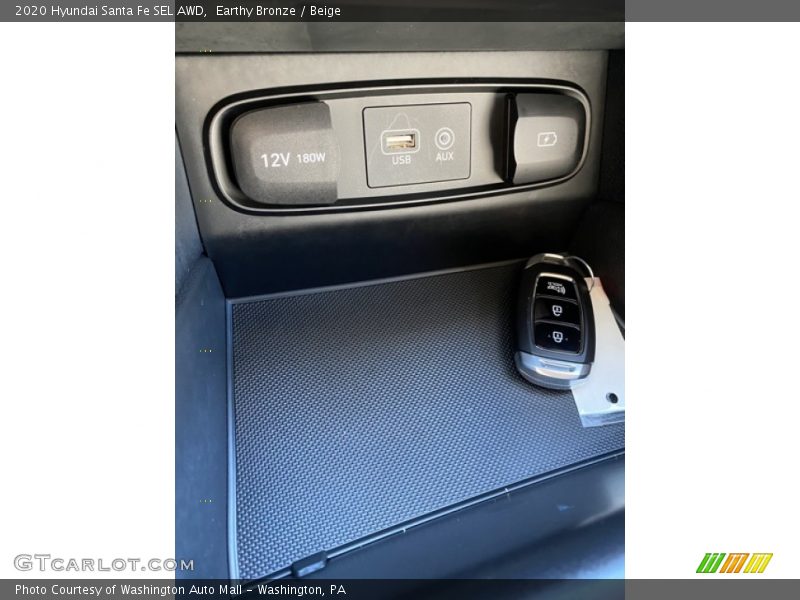 Earthy Bronze / Beige 2020 Hyundai Santa Fe SEL AWD