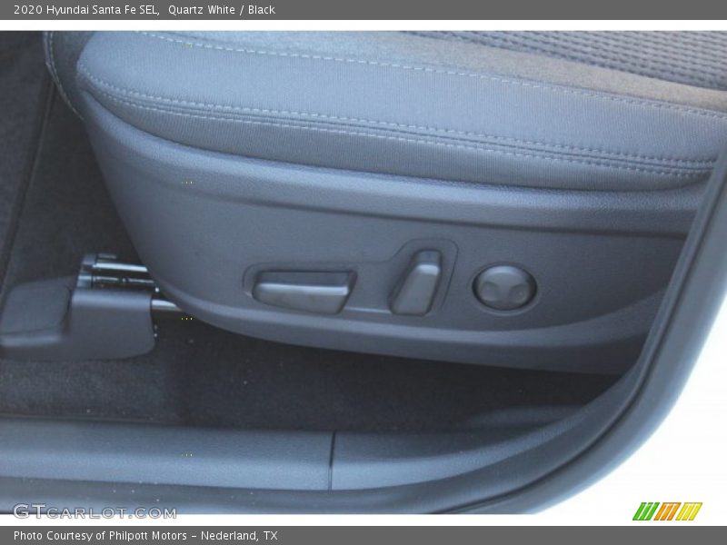 Quartz White / Black 2020 Hyundai Santa Fe SEL