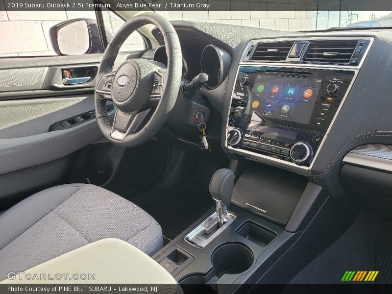 Abyss Blue Pearl / Titanium Gray 2019 Subaru Outback 2.5i Premium