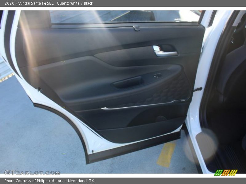 Quartz White / Black 2020 Hyundai Santa Fe SEL