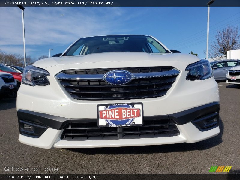 Crystal White Pearl / Titanium Gray 2020 Subaru Legacy 2.5i