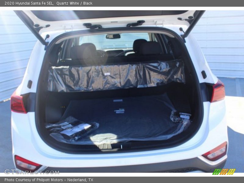 Quartz White / Black 2020 Hyundai Santa Fe SEL