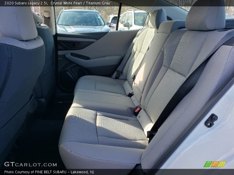 Crystal White Pearl / Titanium Gray 2020 Subaru Legacy 2.5i