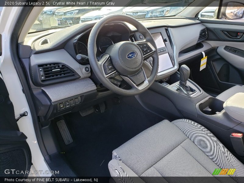  2020 Legacy 2.5i Titanium Gray Interior