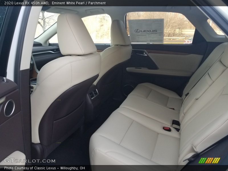 Eminent White Pearl / Parchment 2020 Lexus RX 450h AWD