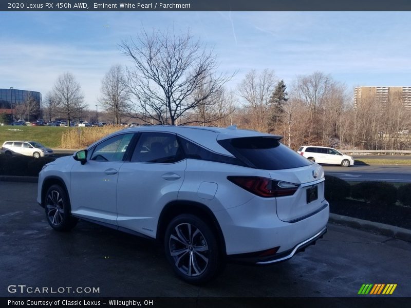 Eminent White Pearl / Parchment 2020 Lexus RX 450h AWD