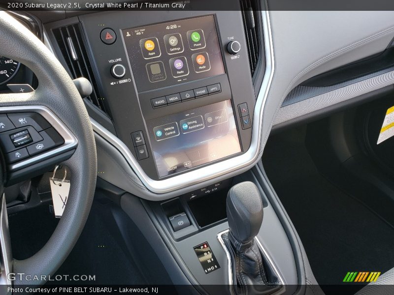 Crystal White Pearl / Titanium Gray 2020 Subaru Legacy 2.5i