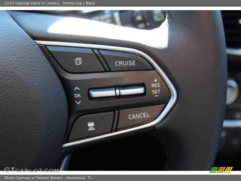Stormy Sea / Black 2020 Hyundai Santa Fe Limited