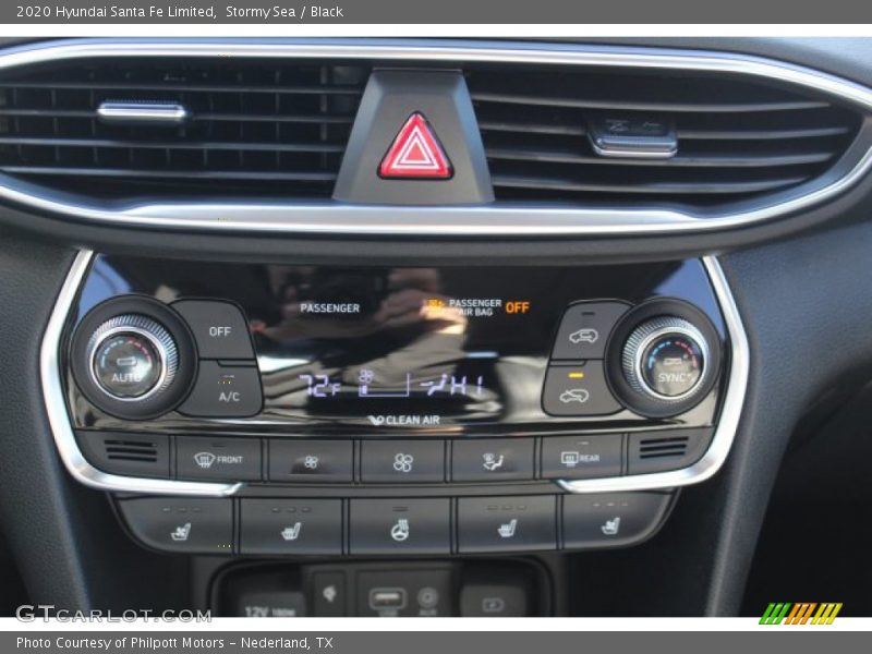 Stormy Sea / Black 2020 Hyundai Santa Fe Limited