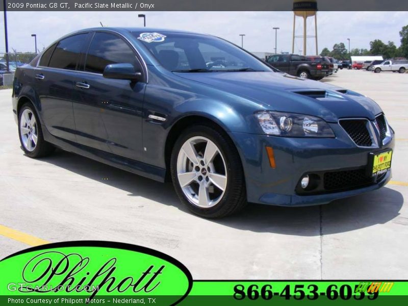 Pacific Slate Metallic / Onyx 2009 Pontiac G8 GT