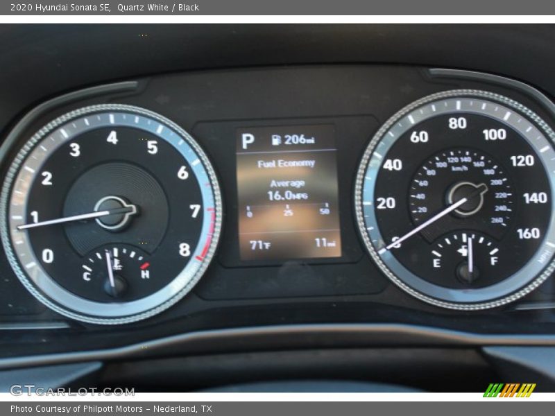 Quartz White / Black 2020 Hyundai Sonata SE